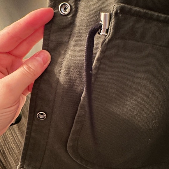 Zadig & Voltaire green jacket with embroidered skull on back - Picture 5 of 7